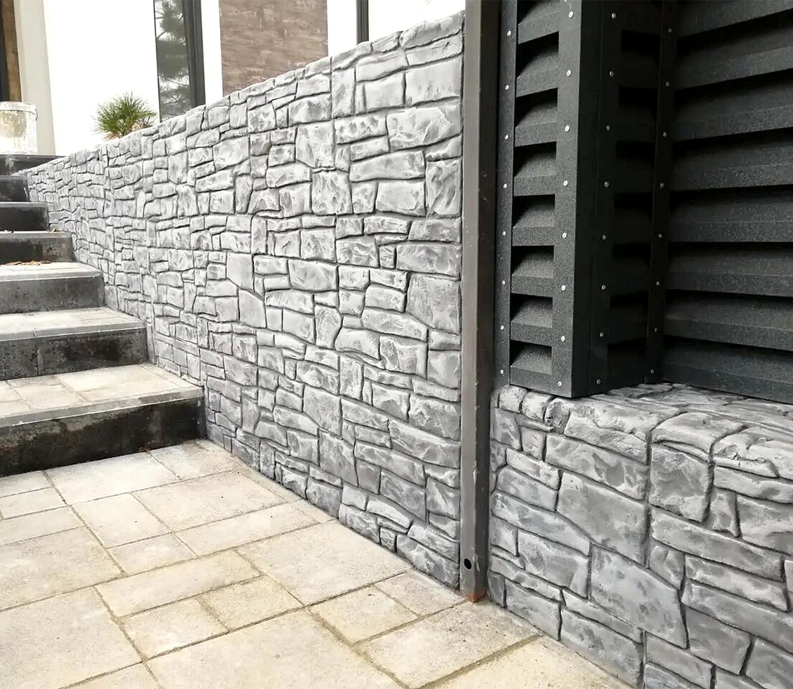 Polyurethane Mat Stamp GRANITE CHIPPED + BONUS | Texturing Stone Concrete Cement