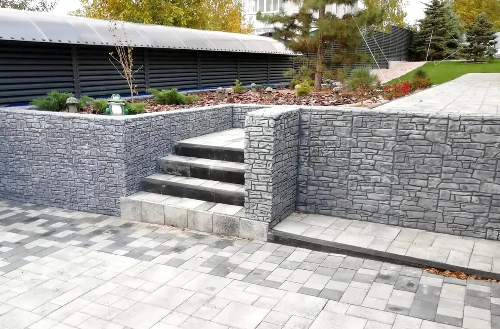 Polyurethane Mat Stamp GRANITE CHIPPED + BONUS | Texturing Stone Concrete Cement