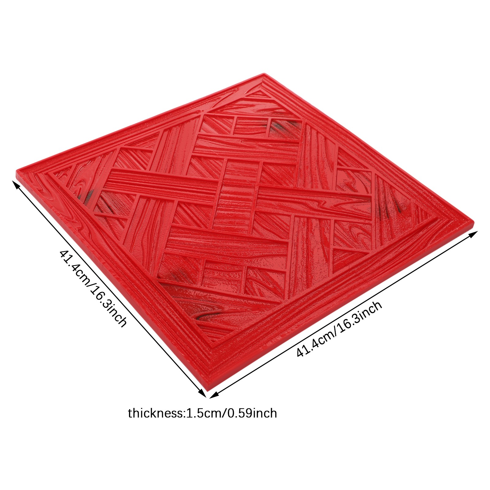 Concrete Texture Mat Concrete Stamp, PU Concrete Stamp Mat for Walls or Ground