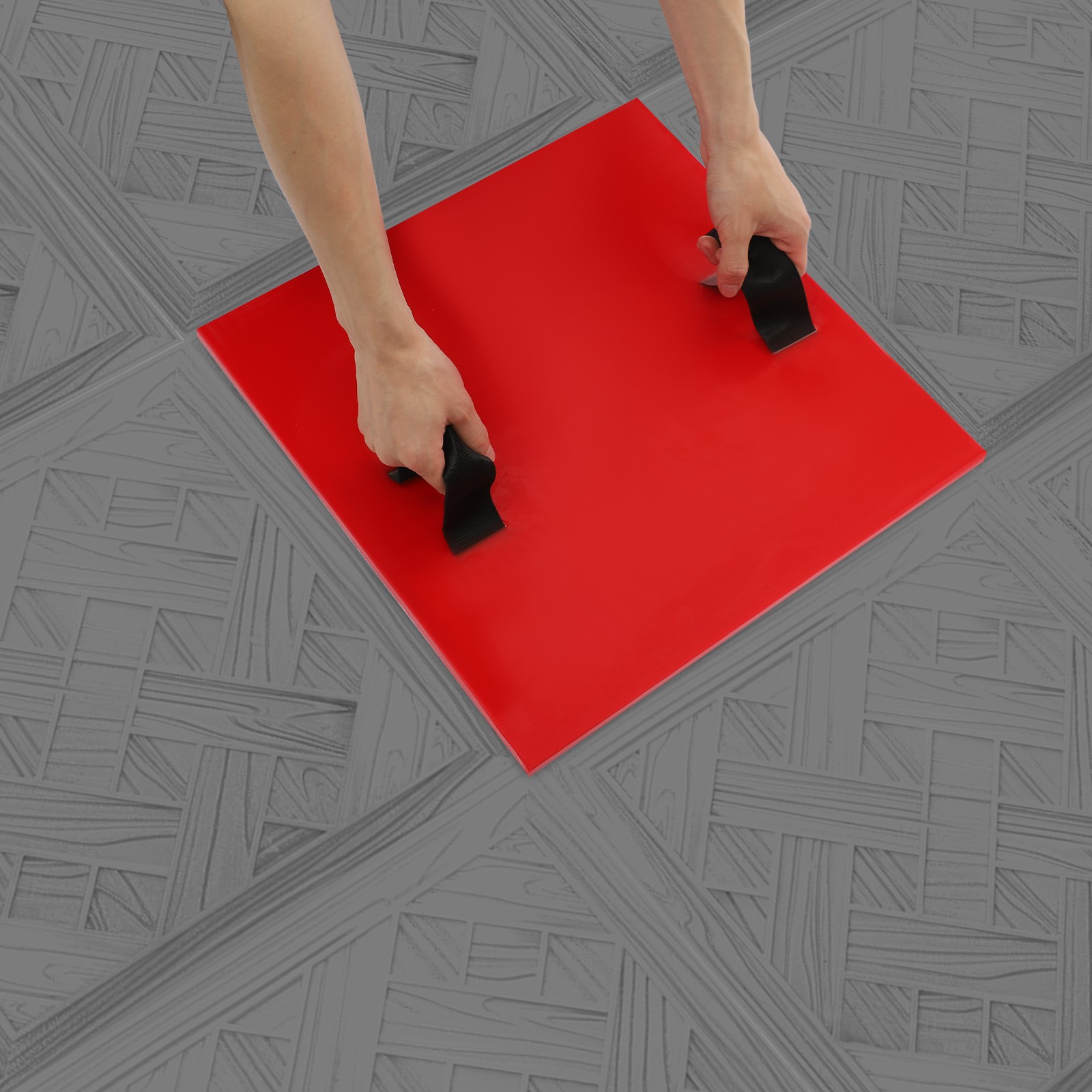Concrete Texture Mat Concrete Stamp, PU Concrete Stamp Mat for Walls or Ground