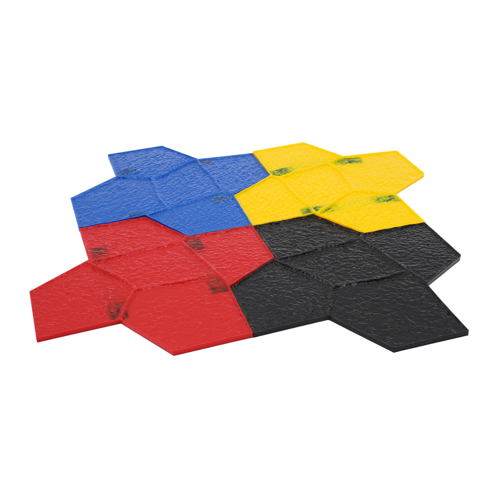 Polyurethane Mat Stamps Concrete Cement Texture Concrete Texturing Skin 4PCS/SET