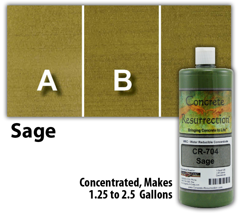 Professional Easy to Apply Water Based Concrete Stain – Sage