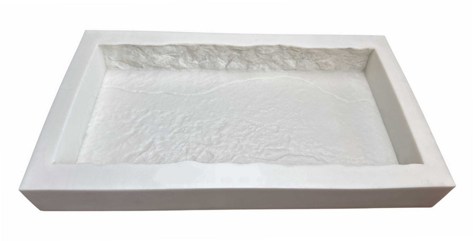 Stone Master Mold Rubber Molds for Concrete, Wall Cap Mold, 24″ L x 12″ W x 3″ D