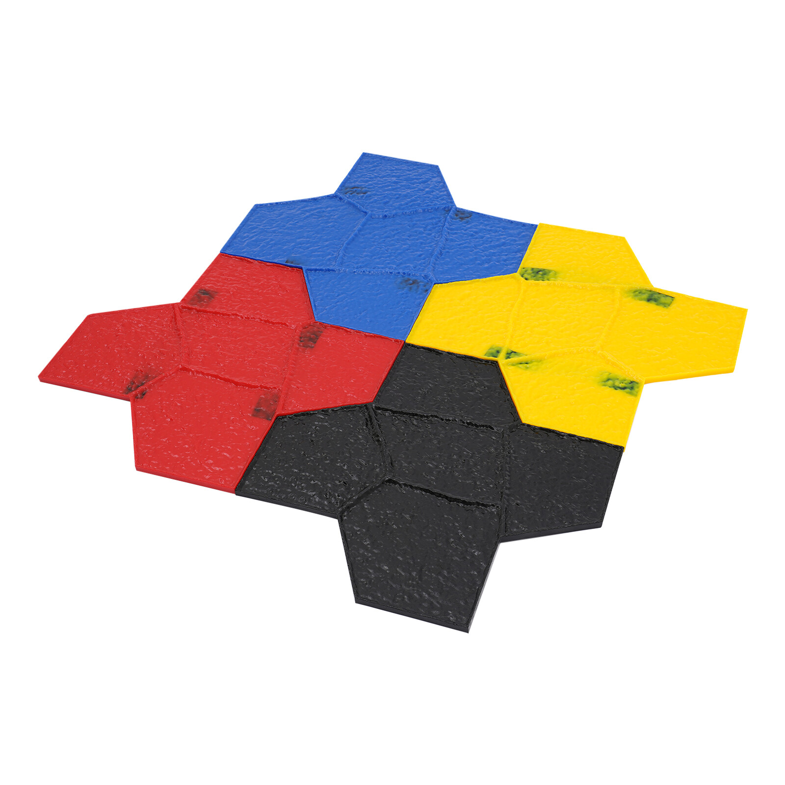 Polyurethane Mat Stamps Concrete Cement Texture Concrete Texturing Skin 4PCS/SET