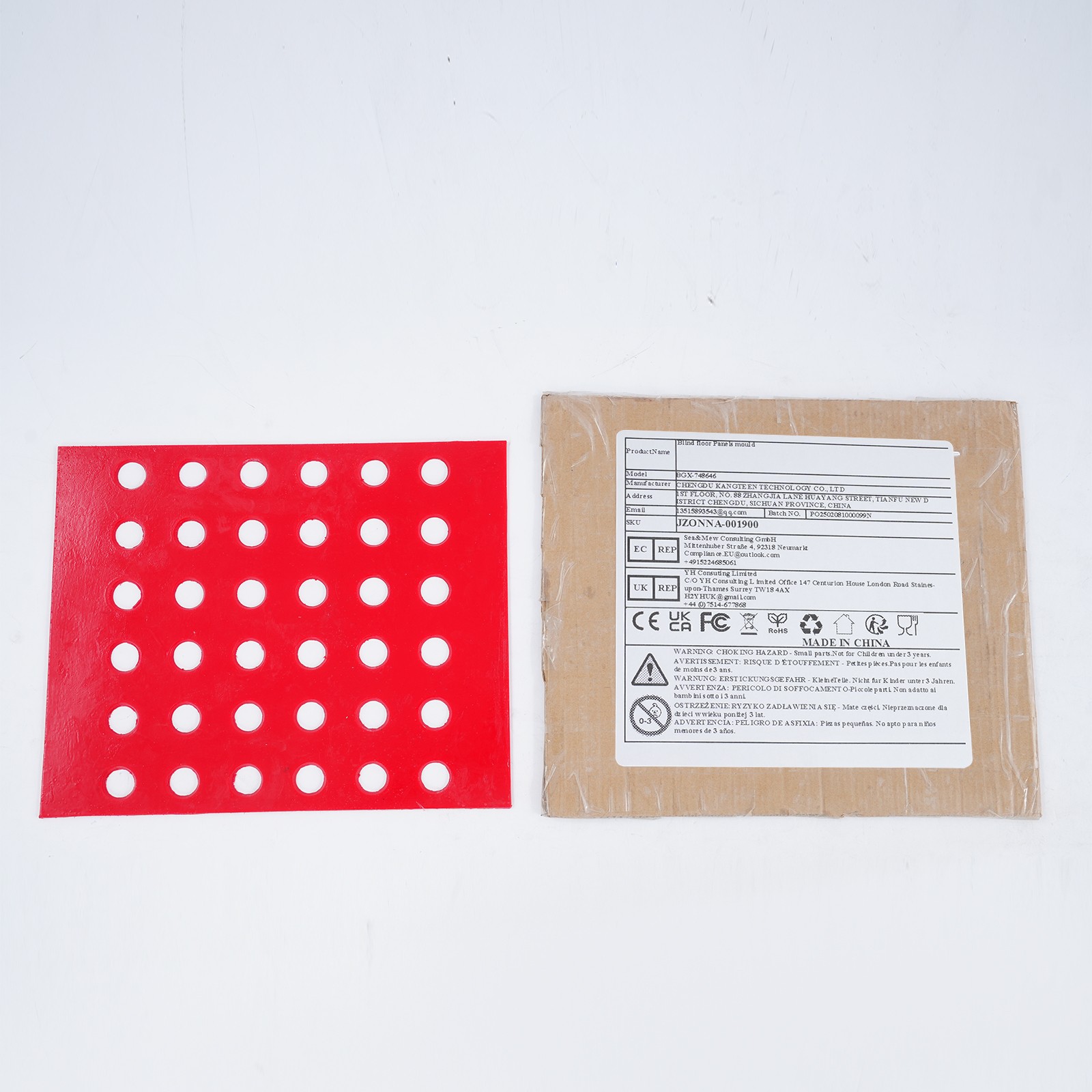 Concrete Stamp Mold, Concrete Stamp Mat For Blind Sidewalk Concrete Texture Mat