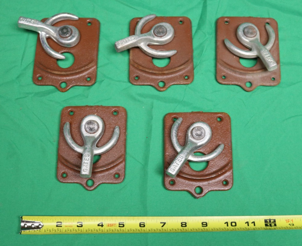 Lot of 5 Gates #3 Anchor Lock Cam Plates – Concrete Foundation Wall Forms