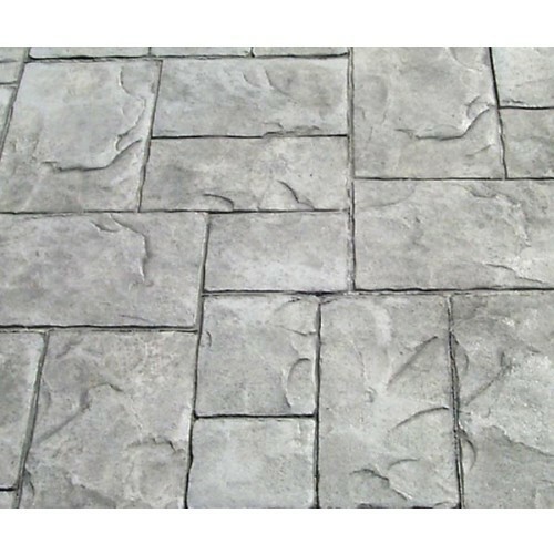 Brickform Concrete Texture Mat Ashlar Slate Floppy Mat (Color May Vary)