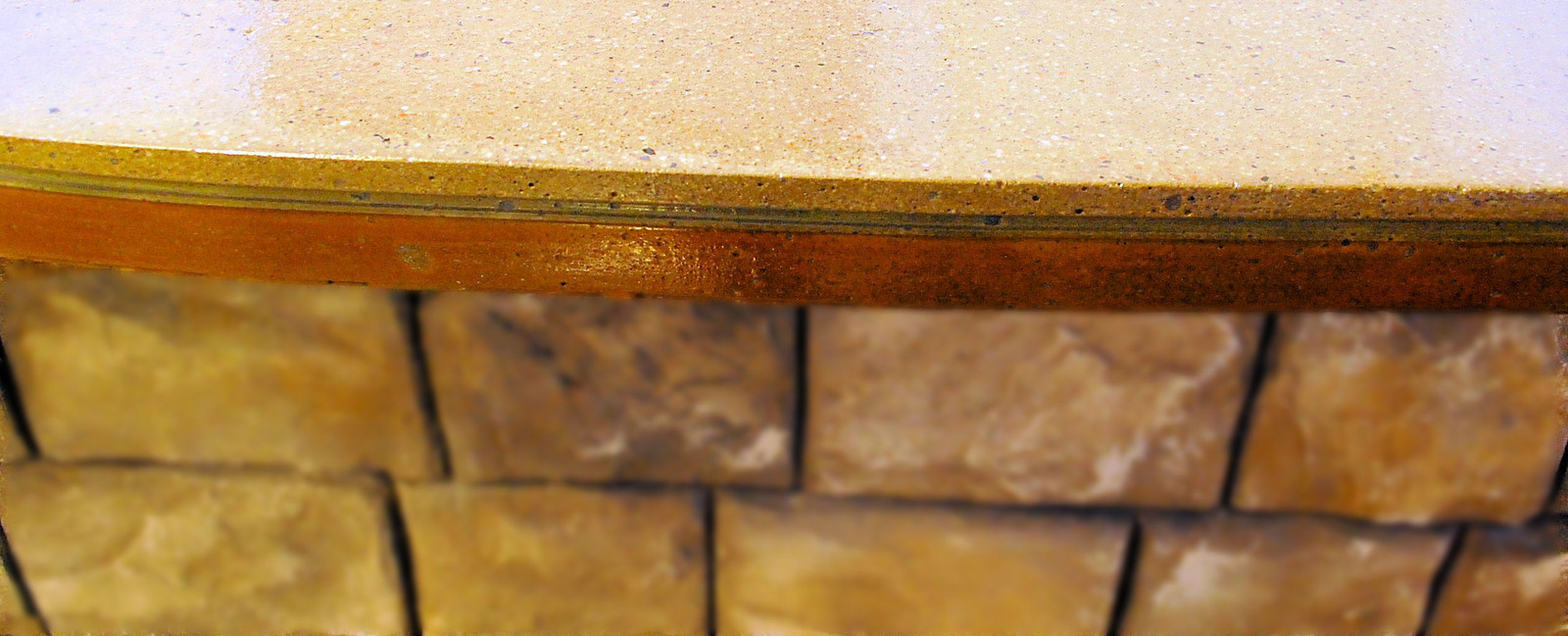 Concrete Countertop Edge Form – Banded – by Walttools