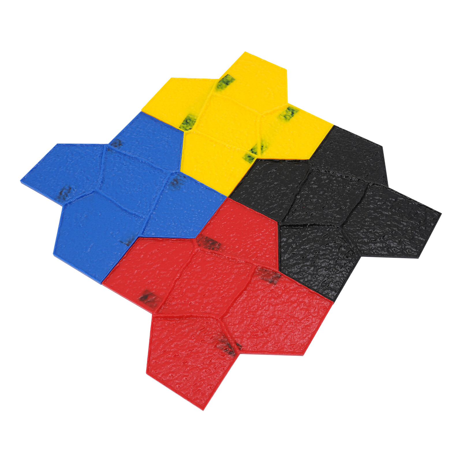 Polyurethane Mat Stamps Concrete Cement Texture Concrete Texturing Skin 4PCS/SET
