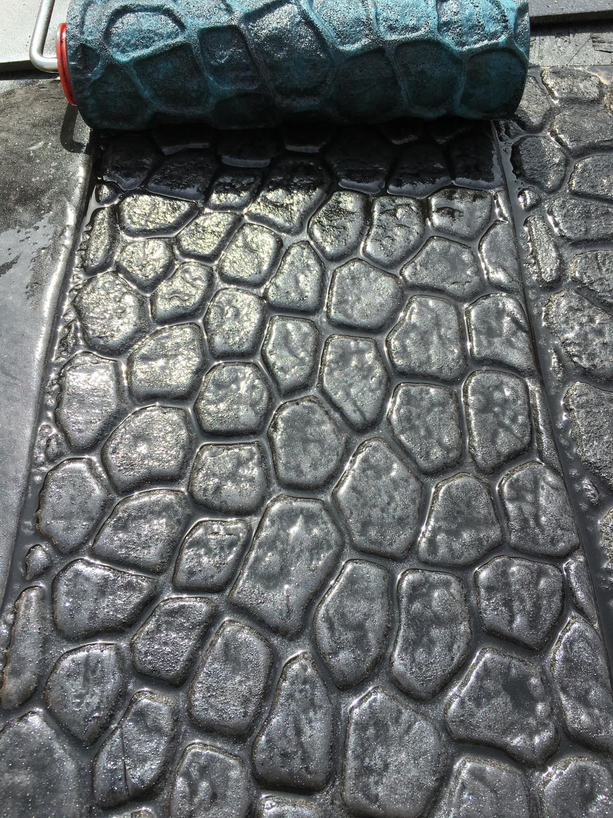 Concrete Texture Roller – Cobble Stone Texture Roller