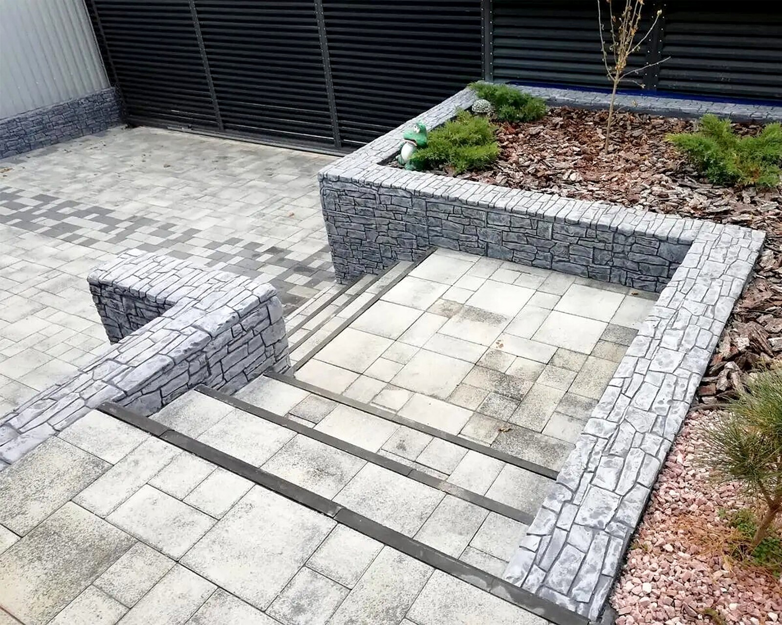 Polyurethane Mat Stamp GRANITE CHIPPED + BONUS | Texturing Stone Concrete Cement