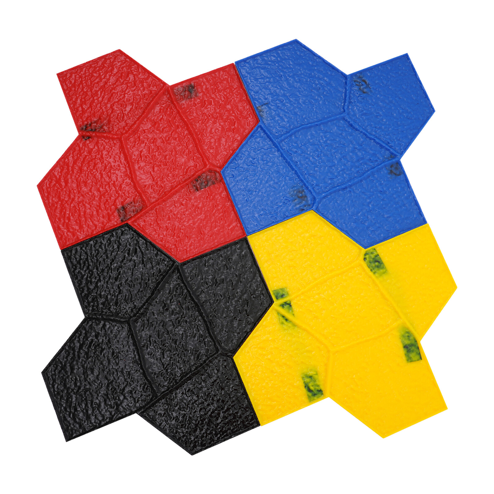 Polyurethane Mat Stamps Concrete Cement Texture Concrete Texturing Skin 4PCS/SET