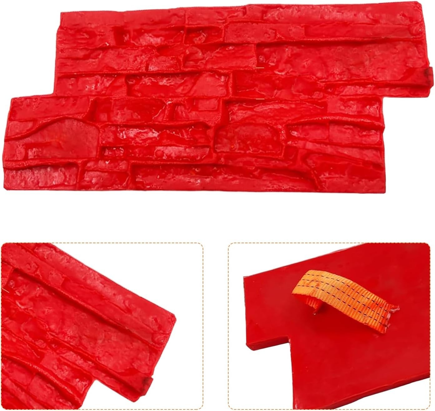 Surface Texture Concrete Stamps Cement Imprint Molds for Wall Floor Park Path