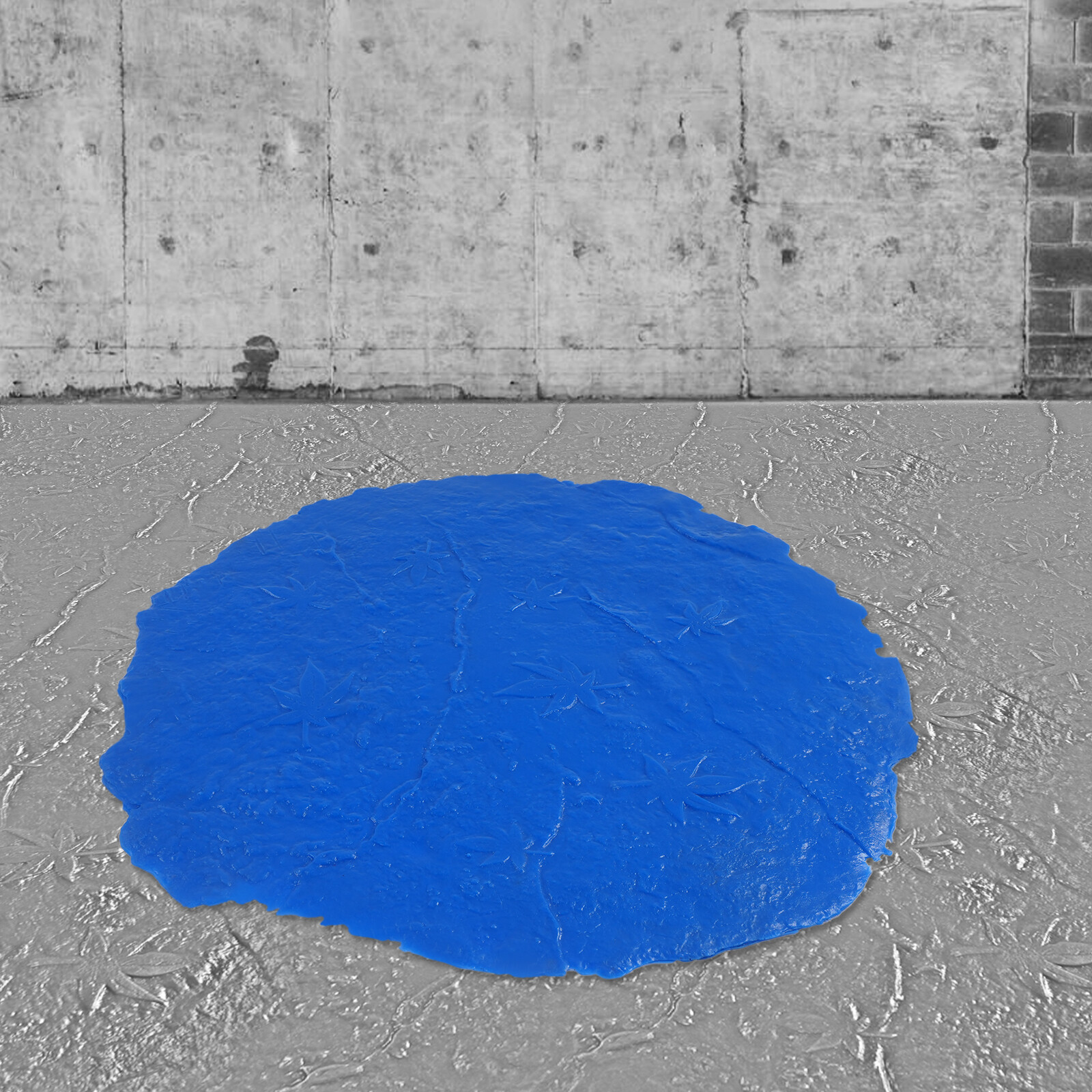 85*90cm Blue Concrete Stamp Concrete Texture Mat Concrete Texture Stamp
