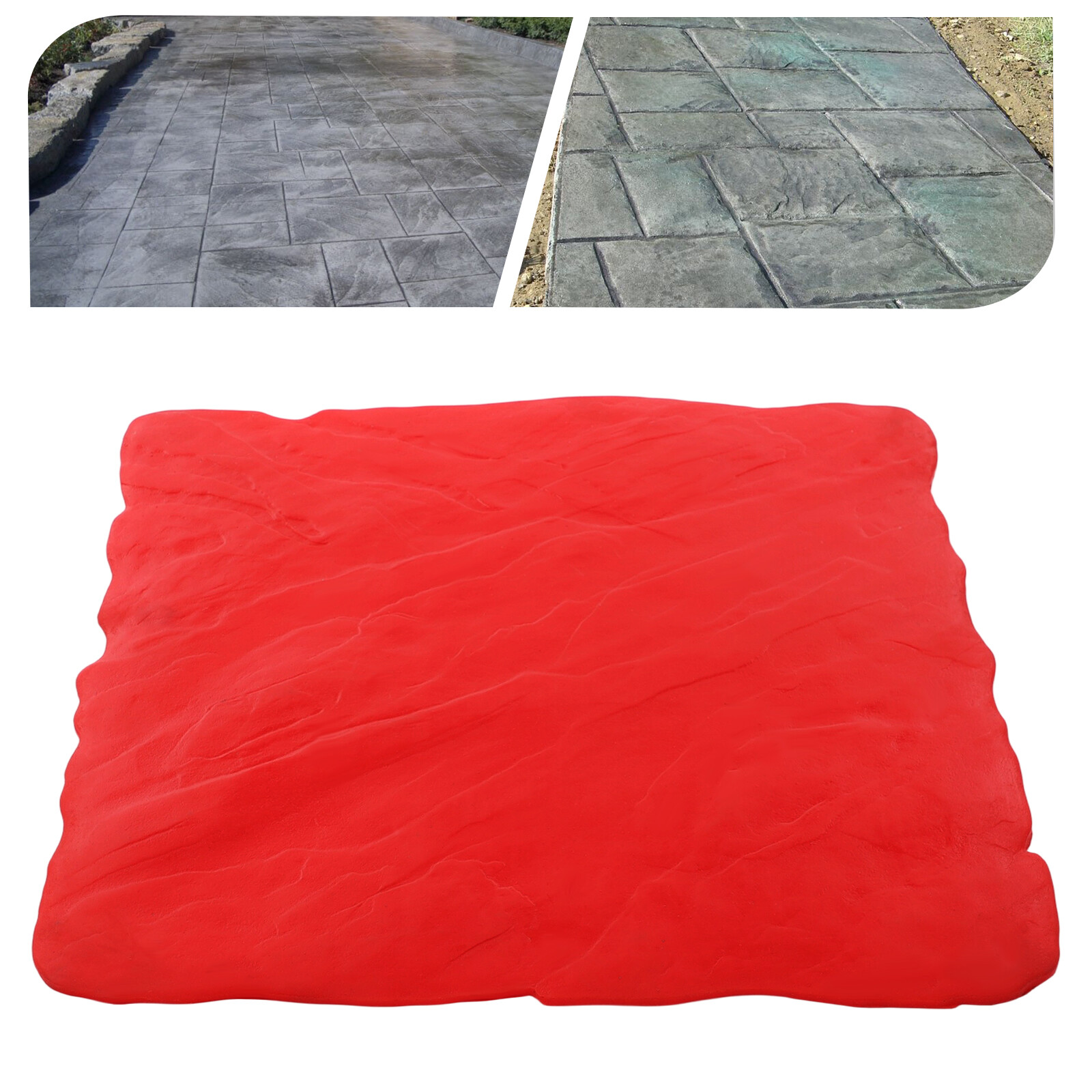 1cm/0.39in Concrete Seamless Stamp Mat Stone Pattern Concrete Stamp Molds