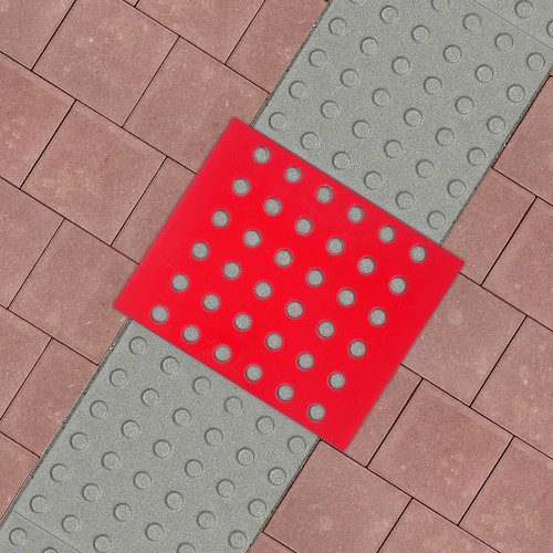 Concrete Stamp Mold, Concrete Stamp Mat For Blind Sidewalk Concrete Texture Mat