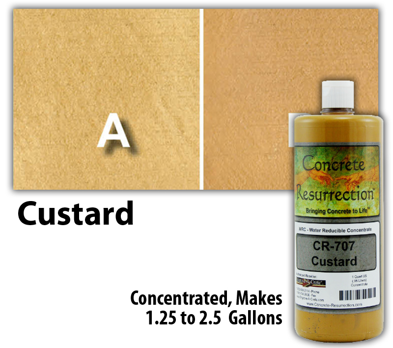 Professional Easy to Apply Water Based Concrete Stain – Custard