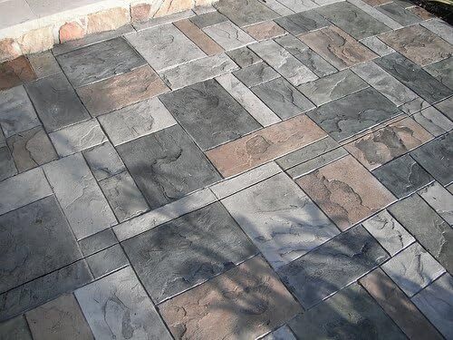 Ashler Notched Slate | Single Concrete Stamp by Walttools (Rigid/Green)