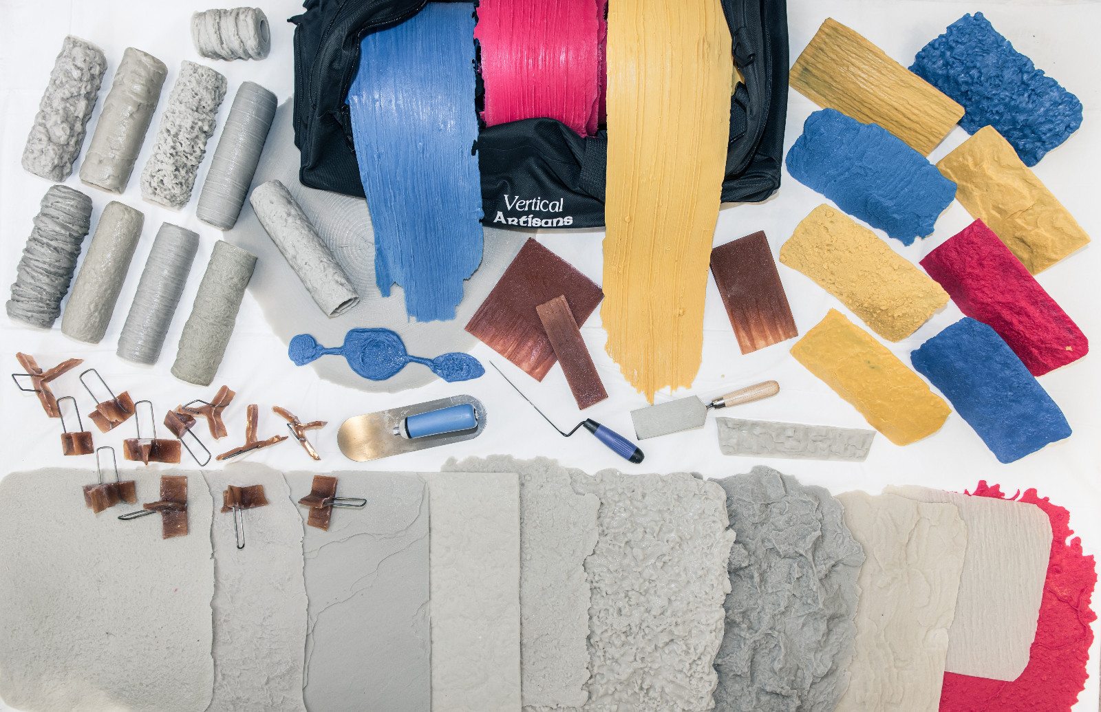 Complete Contractor Full Tool Kit | Vertical Concrete Texture/Artistry Walttools