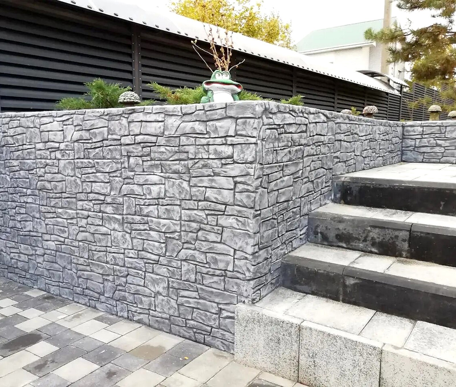 Polyurethane Mat Stamp GRANITE CHIPPED + BONUS | Texturing Stone Concrete Cement