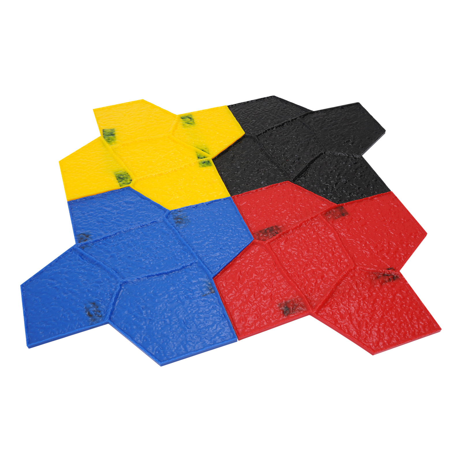 Polyurethane Mat Stamps Concrete Cement Texture Concrete Texturing Skin 4PCS/SET