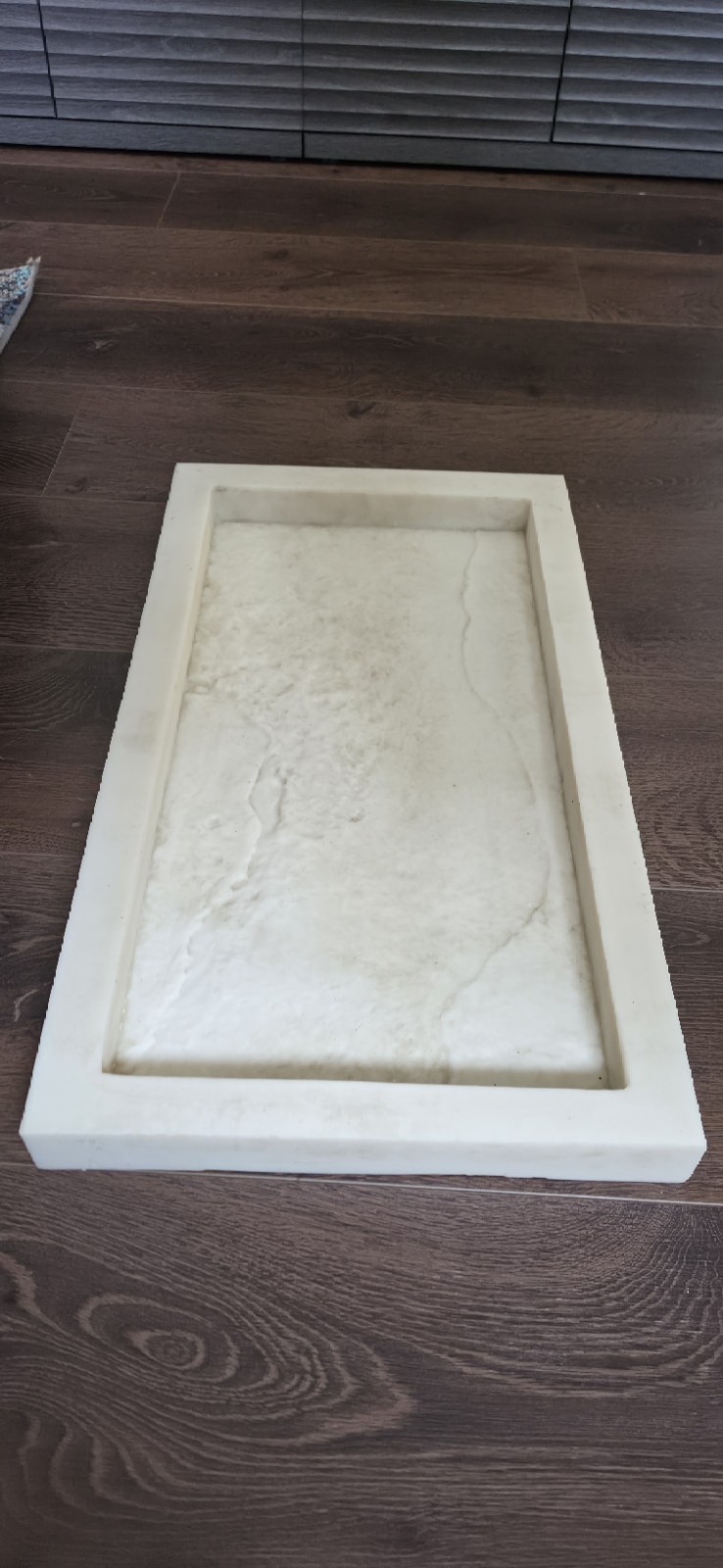 Rubber Molds for Concrete – Rustic Paver Mold, 24″L x 12″W x 1.5″D used twice