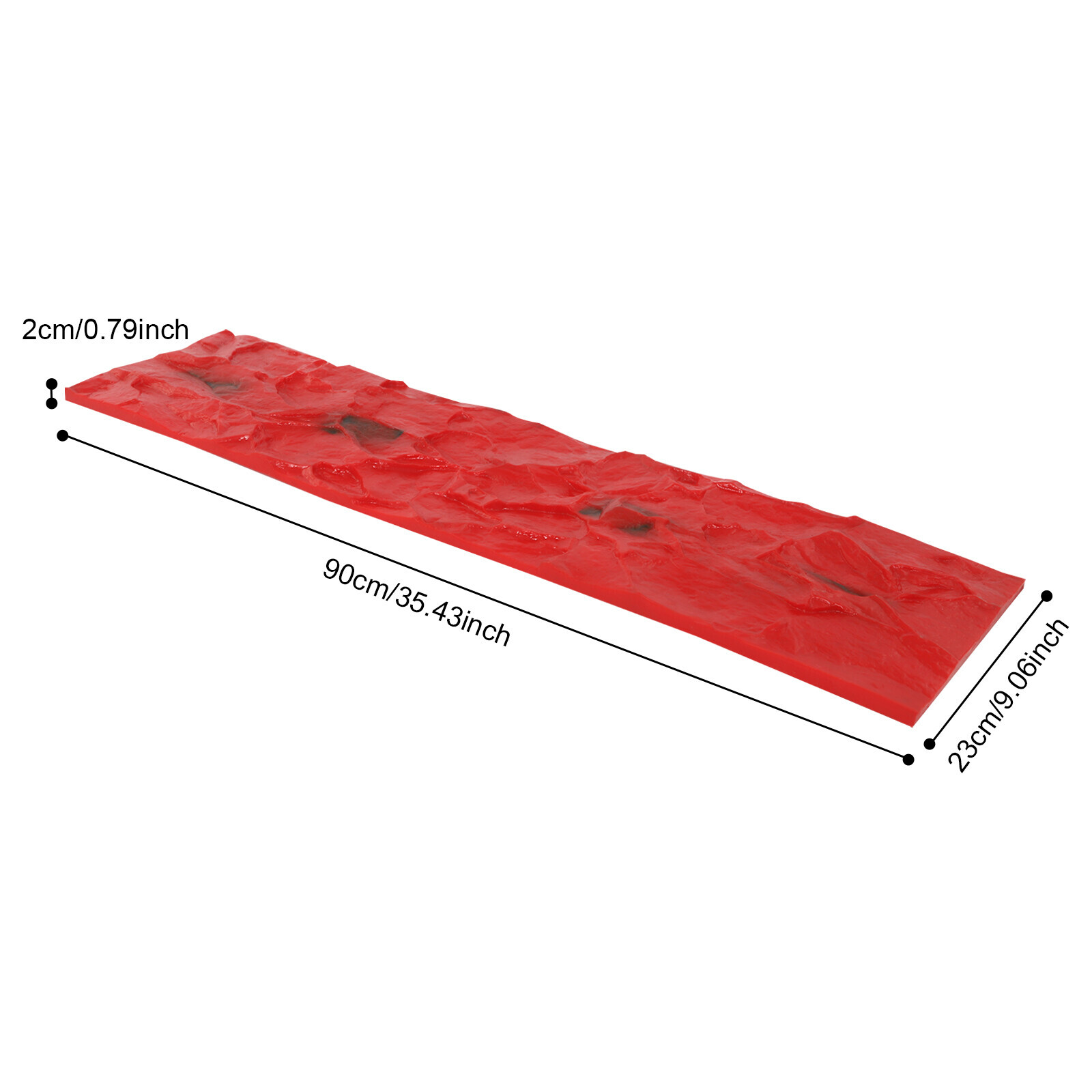Concrete Mold, Texture Mat/Cement Texture Mold 90*23*2 cm/35.43*9.06*0.79 inch