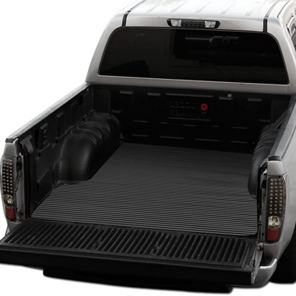 7422453166134 Black Rubber Truck Bed Mat 6ft Fits 05-21 Frontier 09-12 Equator