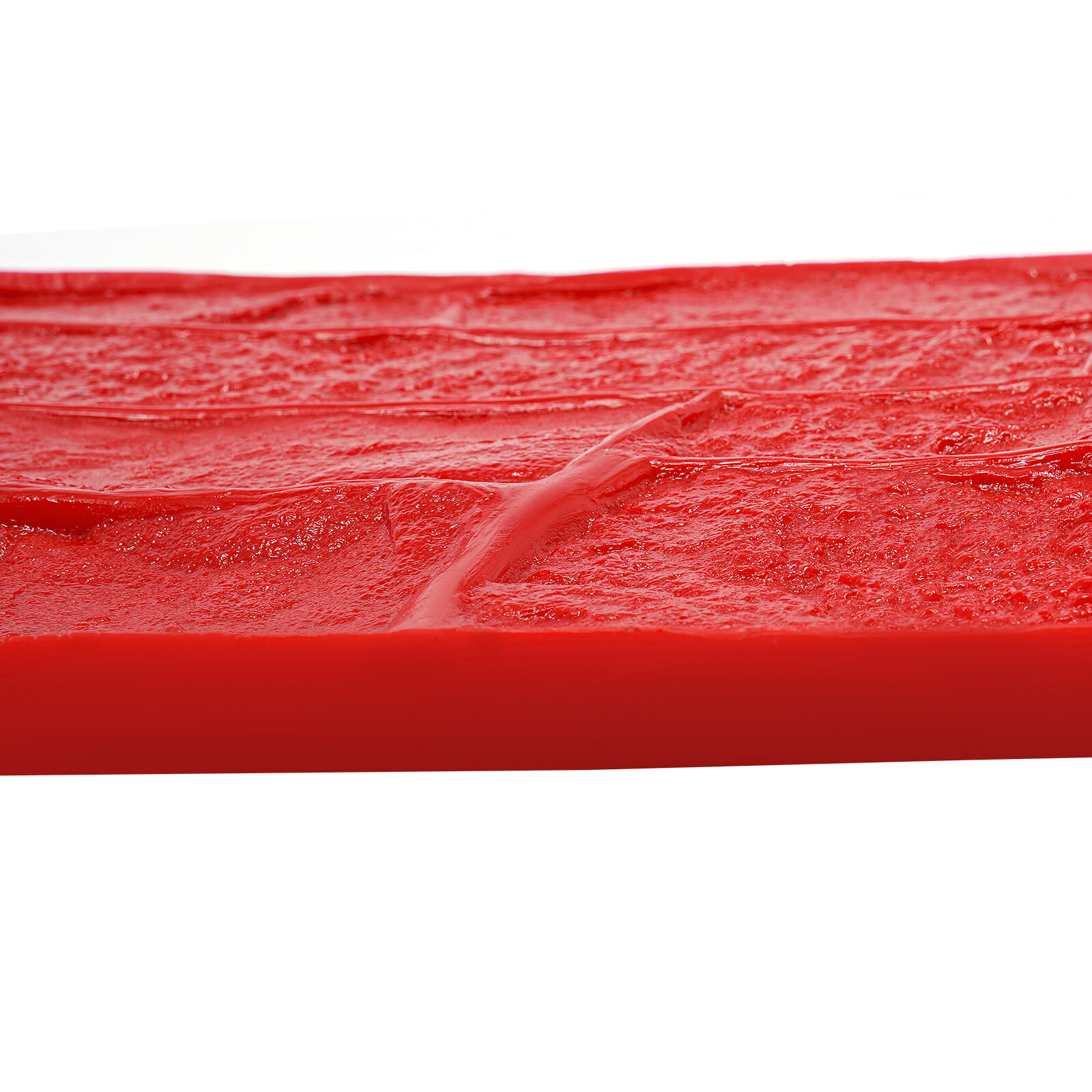 Concrete?Texture?Mold,?Cement?Texture?Wall?Mold Red PU 28.15*11.81*0.71 in NEW
