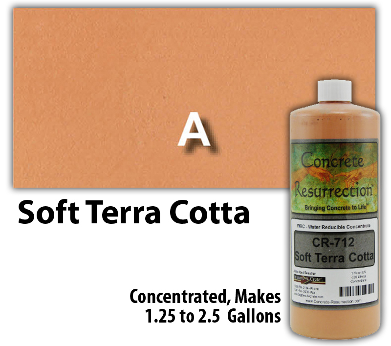 Professional Easy to Apply Water Based Concrete Stain – Soft Terra Cotta
