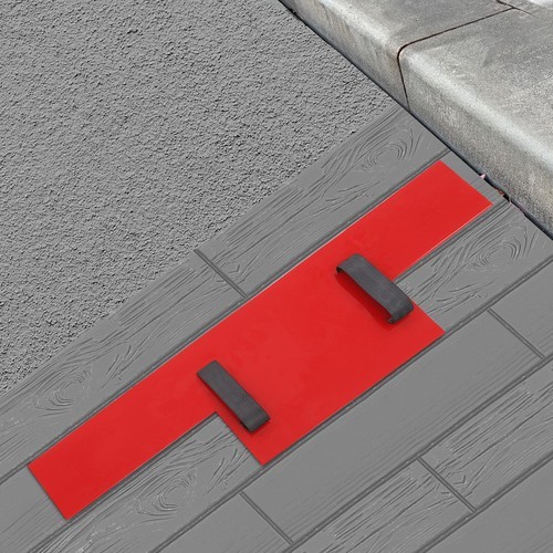 Concrete Texturing Mold 122x25x9cm 5pcs Concrete Molds PU Polyester Nylon Manual