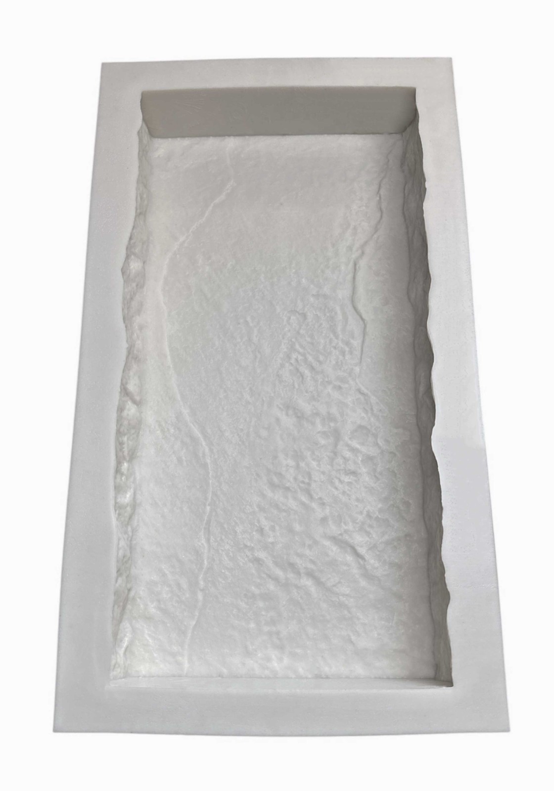 Stone Master Mold Rubber Molds for Concrete, Wall Cap Mold, 24″ L x 12″ W x 3″ D
