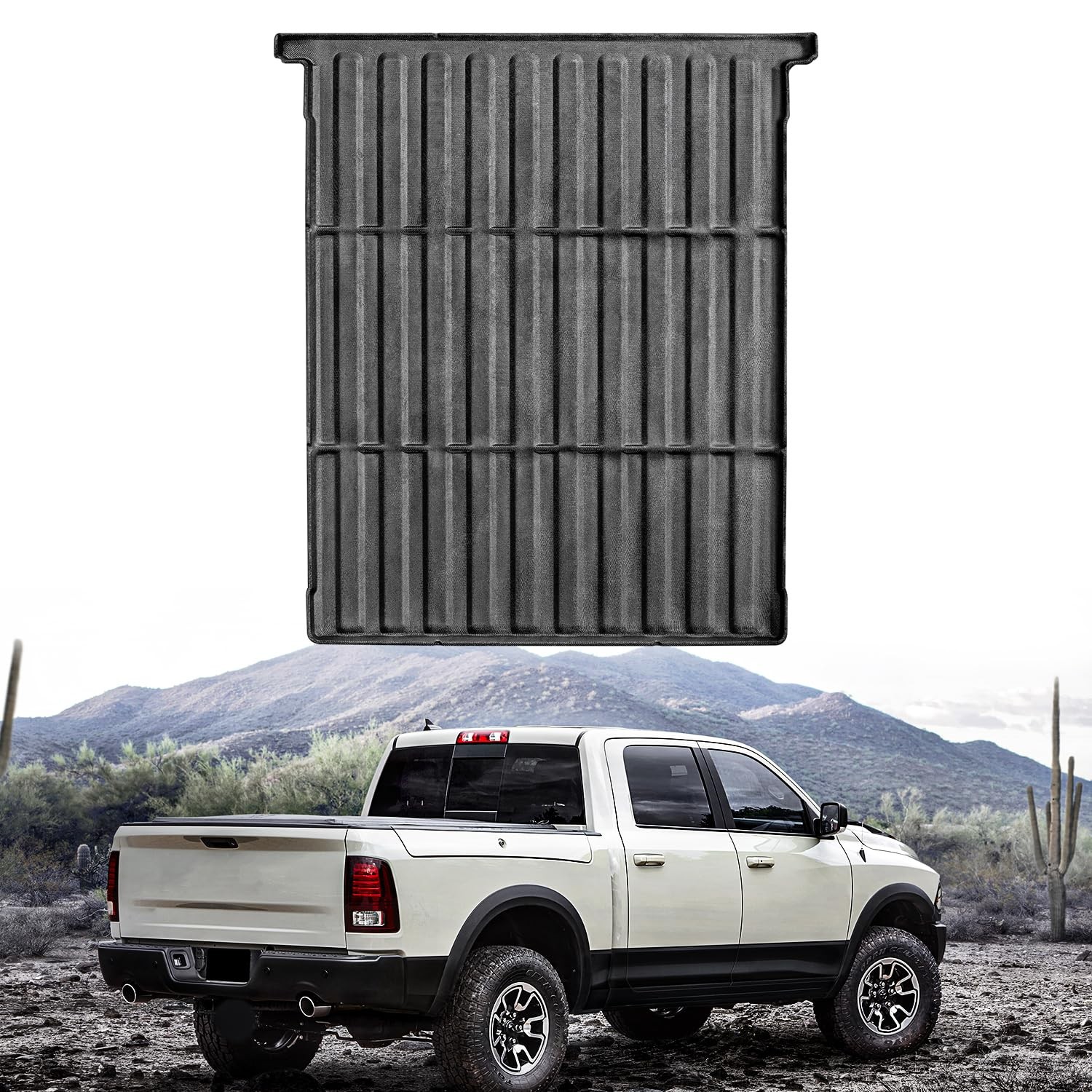 Bed Mat Rambox for Ram 1500 2009-2026 Short Bed 5.7FT All Weather Black